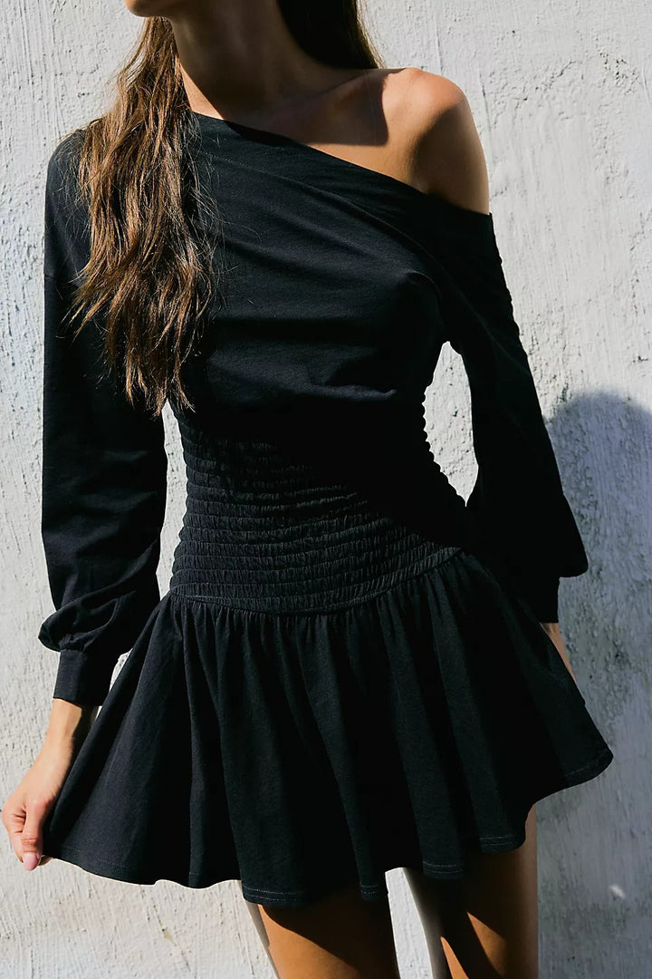 Free People Free-Est Scorching Hot Long-Sleeve Mini Dress