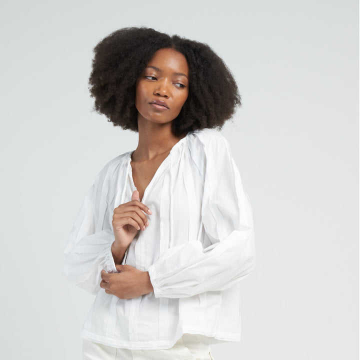 Ulla Johnson Juliette Cotton Blouse Top