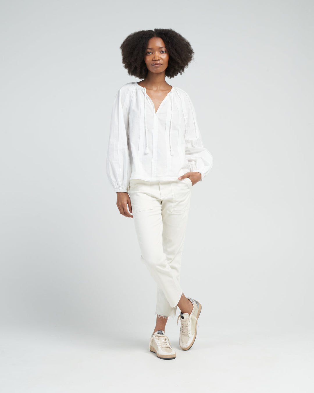 Ulla Johnson Juliette Cotton Blouse Top