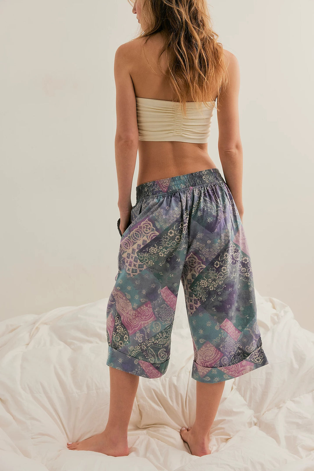 Free People Intimately Bedside Babe Slim Bermuda Shorts