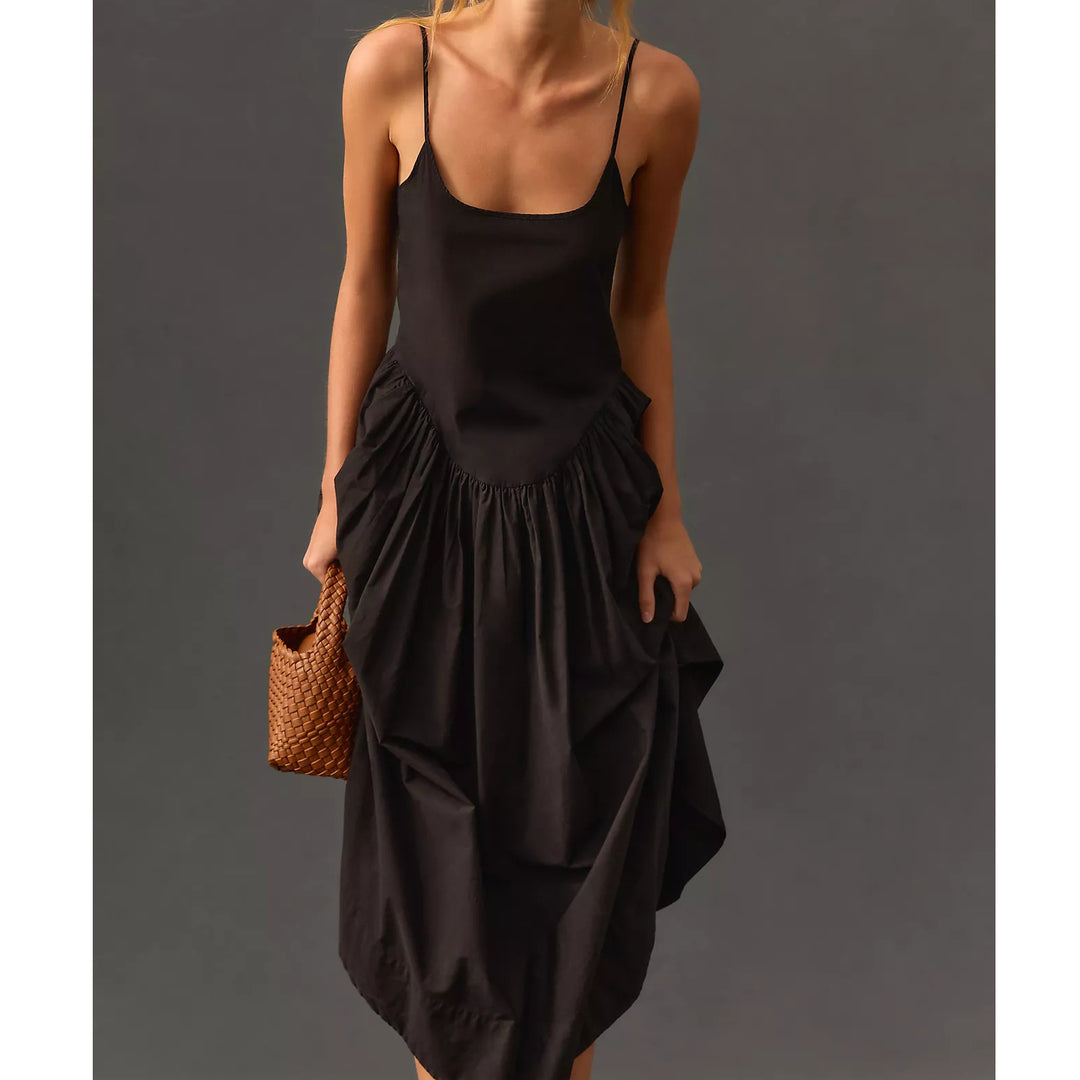 Anthropologie Citizens of Humanity Ari Drop-Waist Asymmetrical Dress