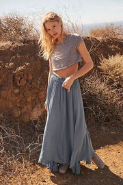 Free People Free-Est Better Than Ever Convertible Midi Skirt