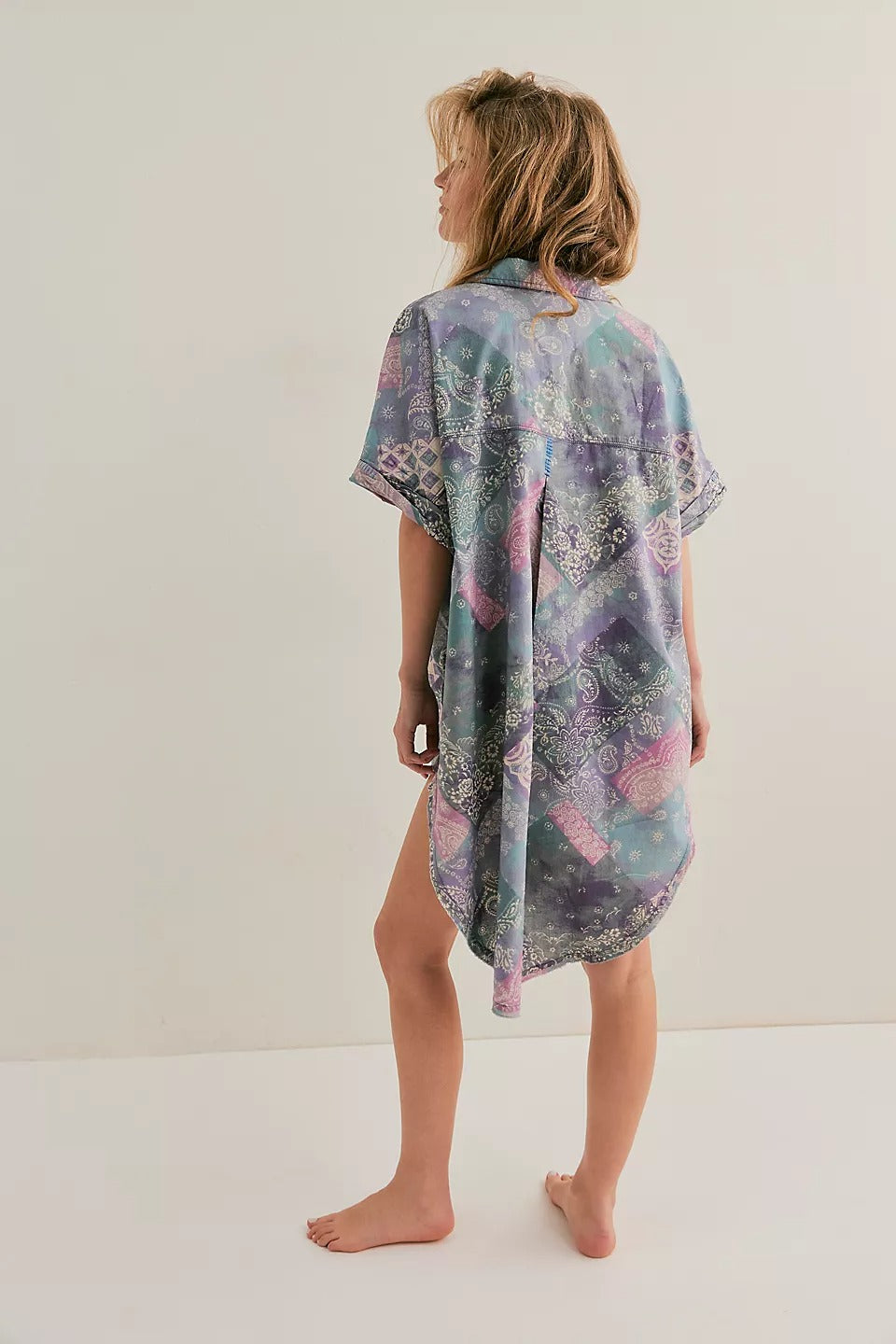 Free People Intimately Bedside Babe Sleep Shirt Tunic Top