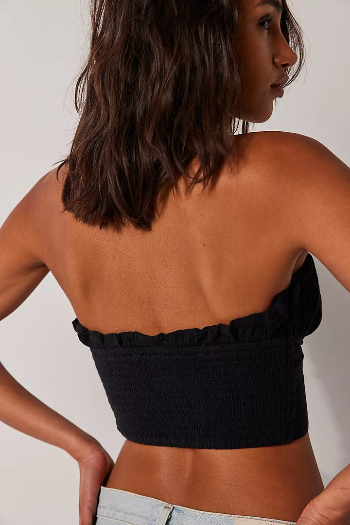 Free People Intimately Make Plans Bram Tube Blouse Top