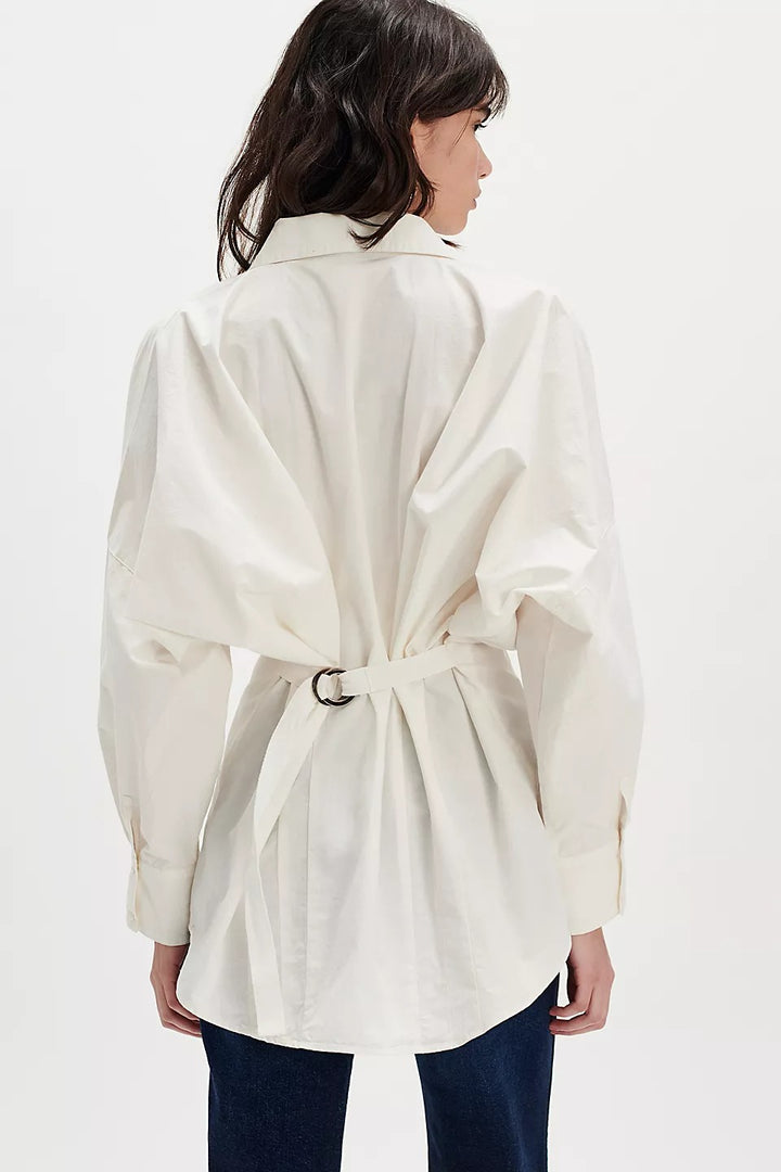 Free People Carlie Shirt Tunic Top