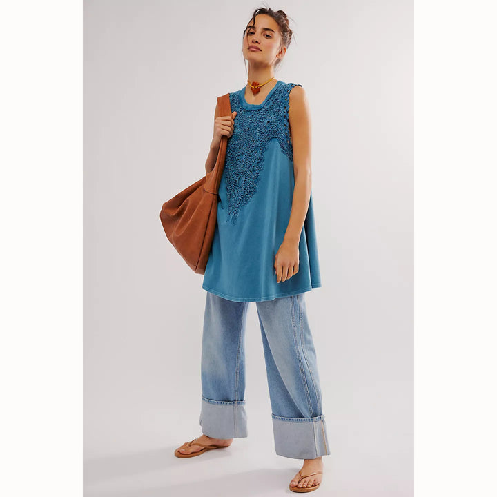 Free People Lavender Fields Mini Dress