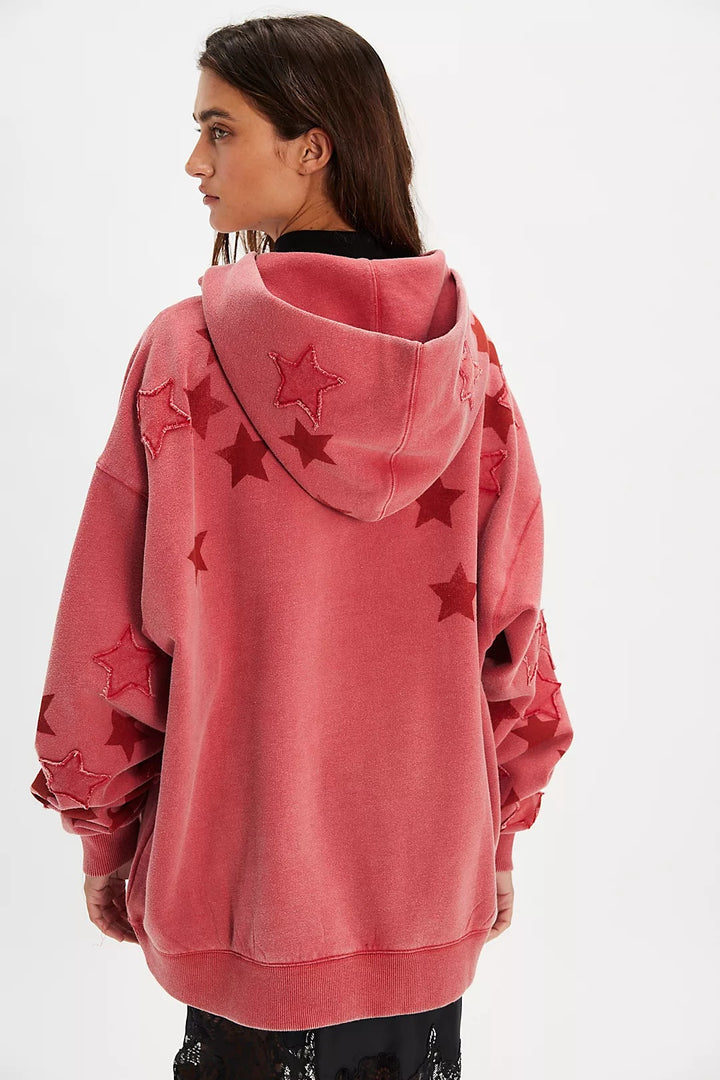 Free People We The Free Cosmic Comfort Sweatshirt Hoodie Top