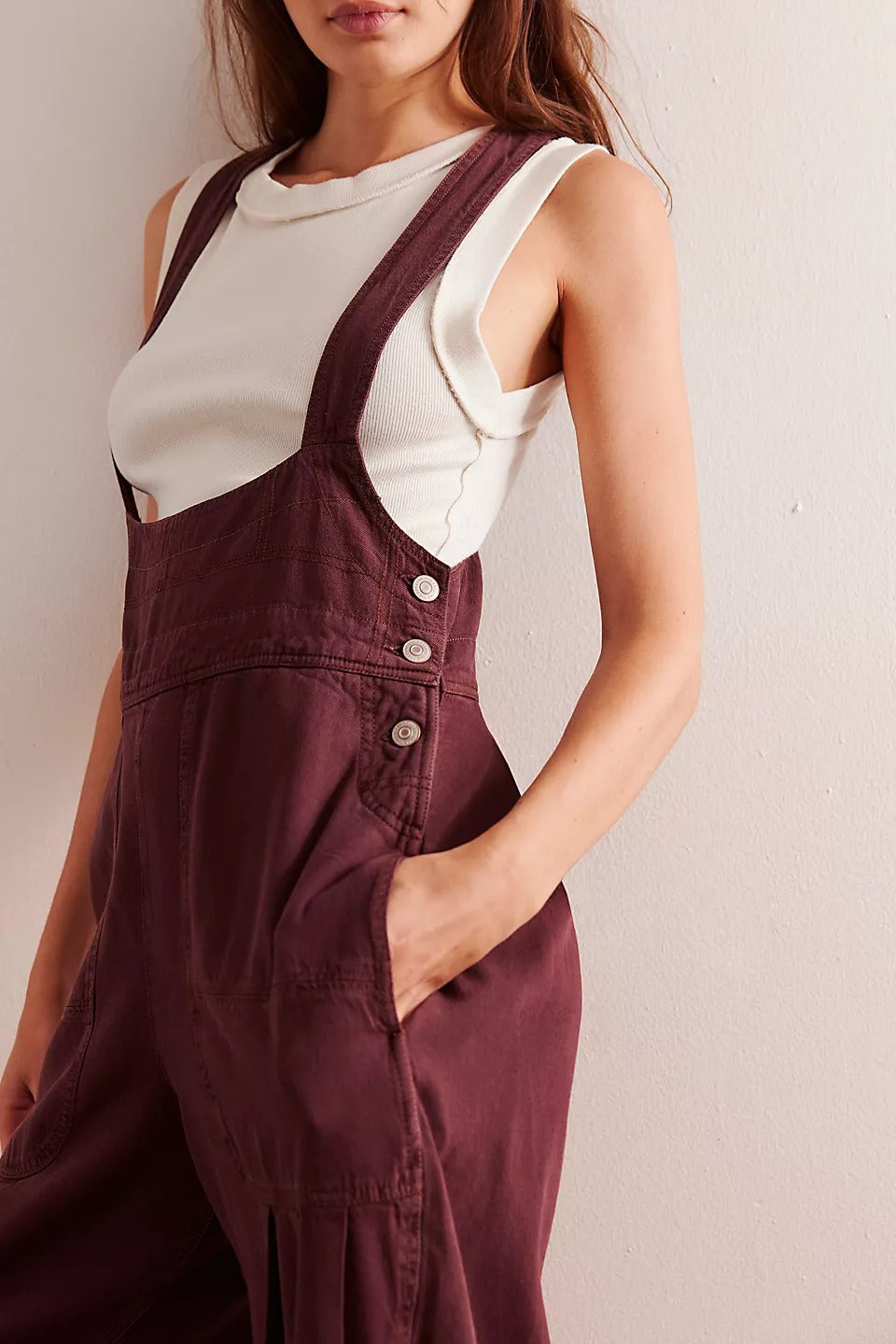 Free People We The Free Felix Tapered Overalls Jumpsuit