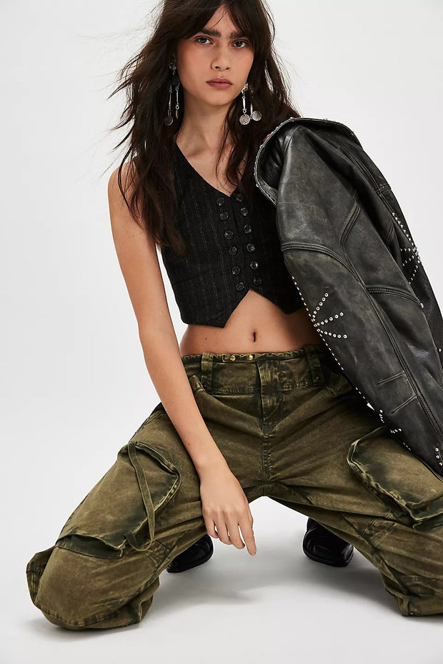 Free People We The Free Can't Compare Slouch Cargo Pants