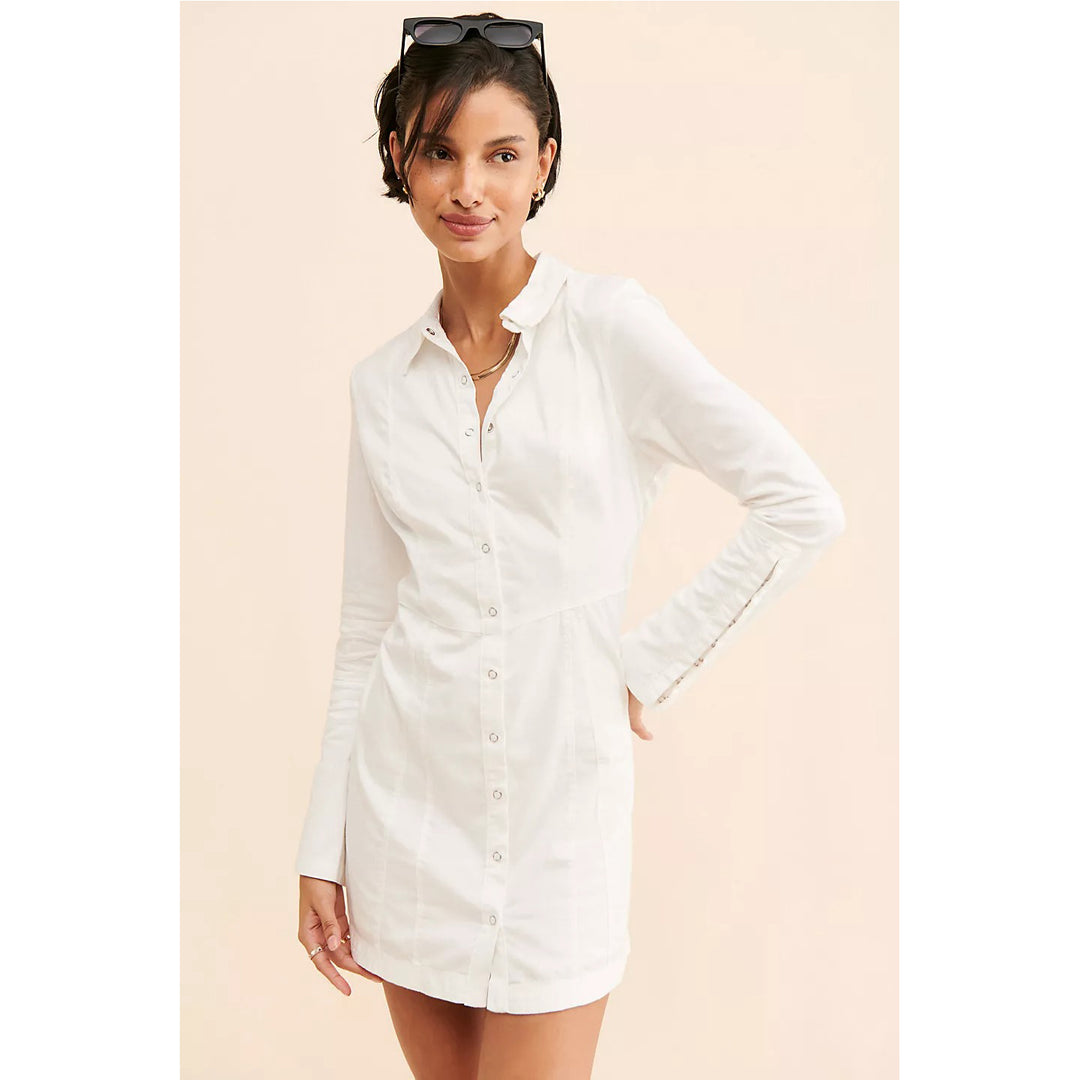 free people thea mini dress Thea Denim Mini