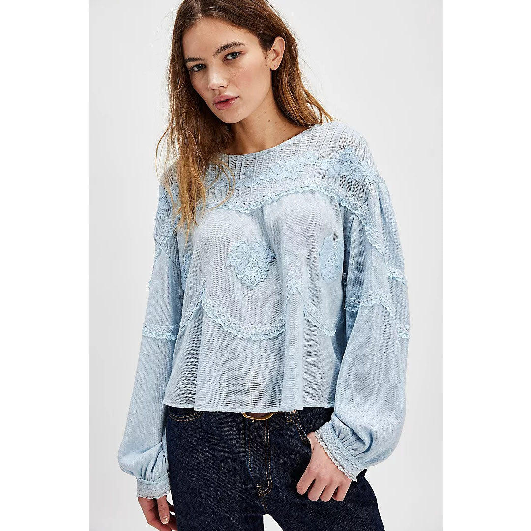 Free People Maisey Knit Top