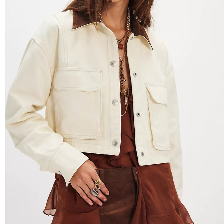 Free People We The Free Martha Workwear Jacket Top