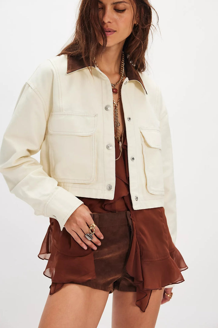 Free People We The Free Martha Workwear Jacket Top