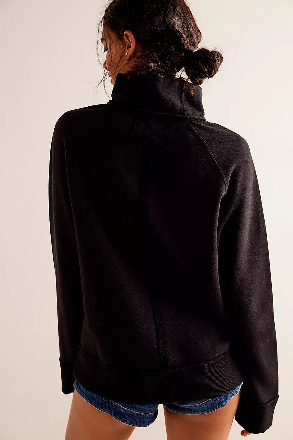Free People We The Free Just A Game Half-Zip Sweatshirt Top