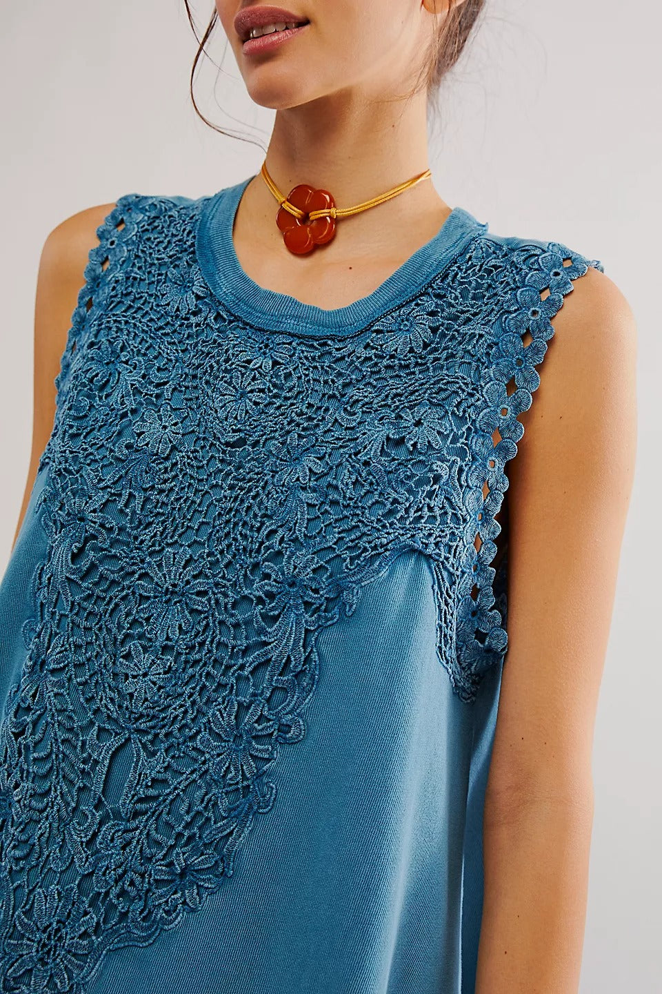 Free People Lavender Fields Mini Dress