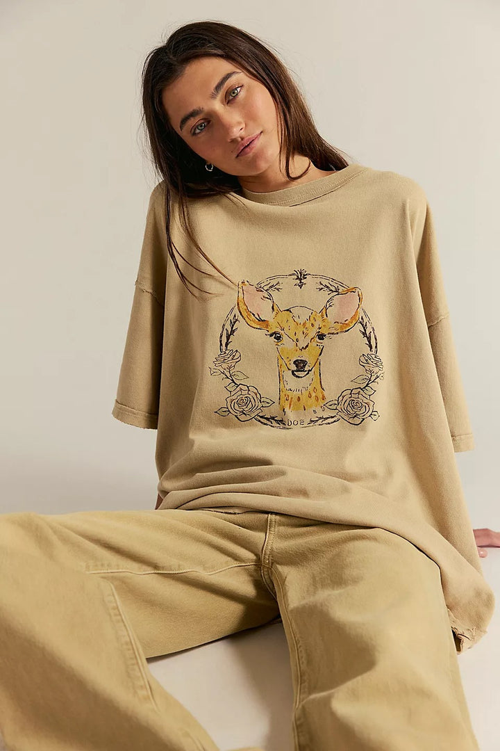 Free People We The Free Farm Friends Tee Tunic Top