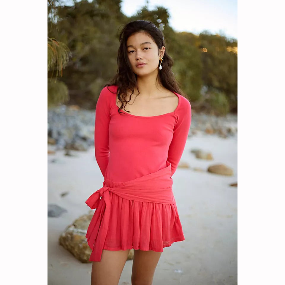 Free People Free-est Lexi Drop-Waist Mini Dress – White Chocolate Couture