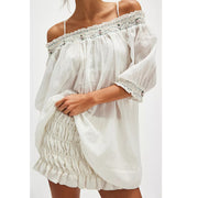 Free People Atlas Rose Tunic Mini Dress