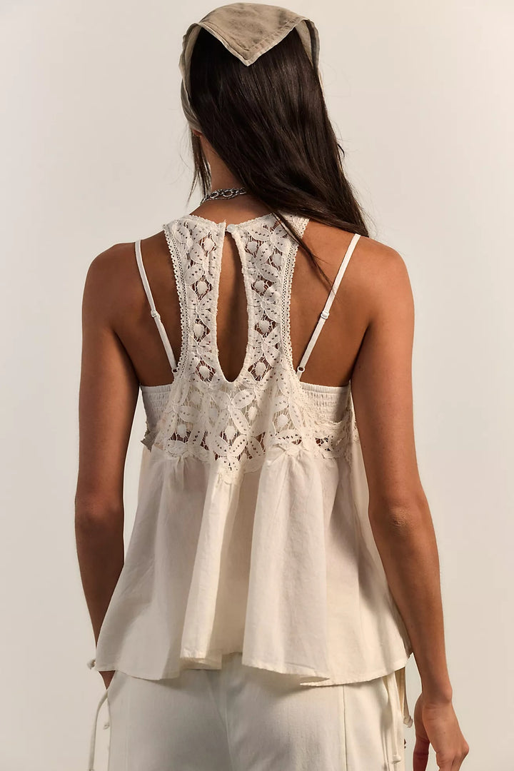 Free People Wandering Light Blouse Top
