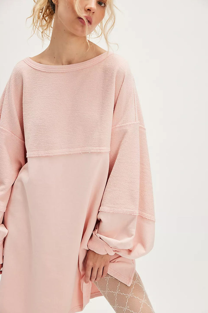 Free People We The Free Coastal Solid Crew Sweatshirt Top