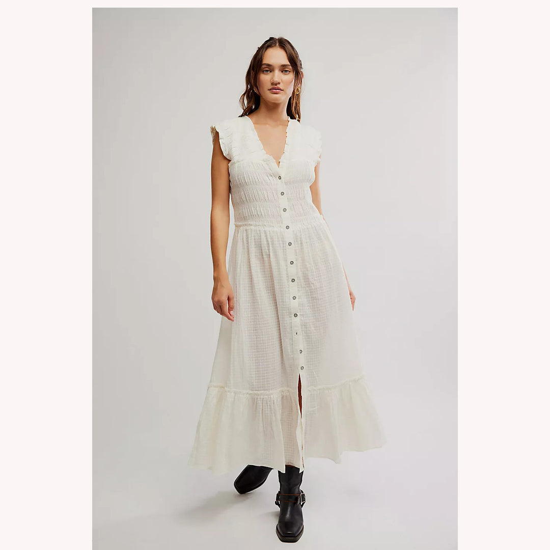 Free People Desert Dazed Midi Dress
