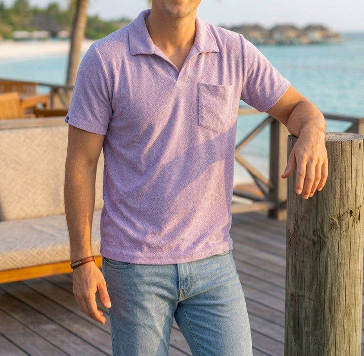 Criquet Terrycloth Polo Men's T-Shirt