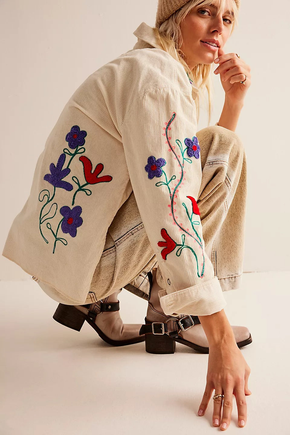 Free People We The Free Winter Bloom Pullover Top