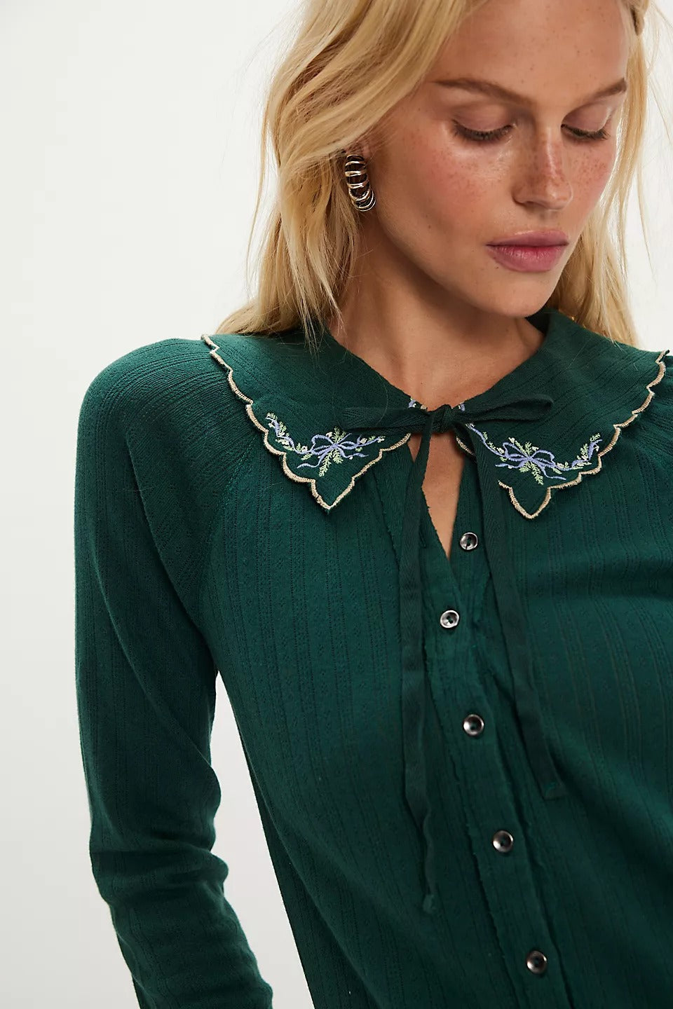 Free People Juniper Long Sleeve Cardi Top