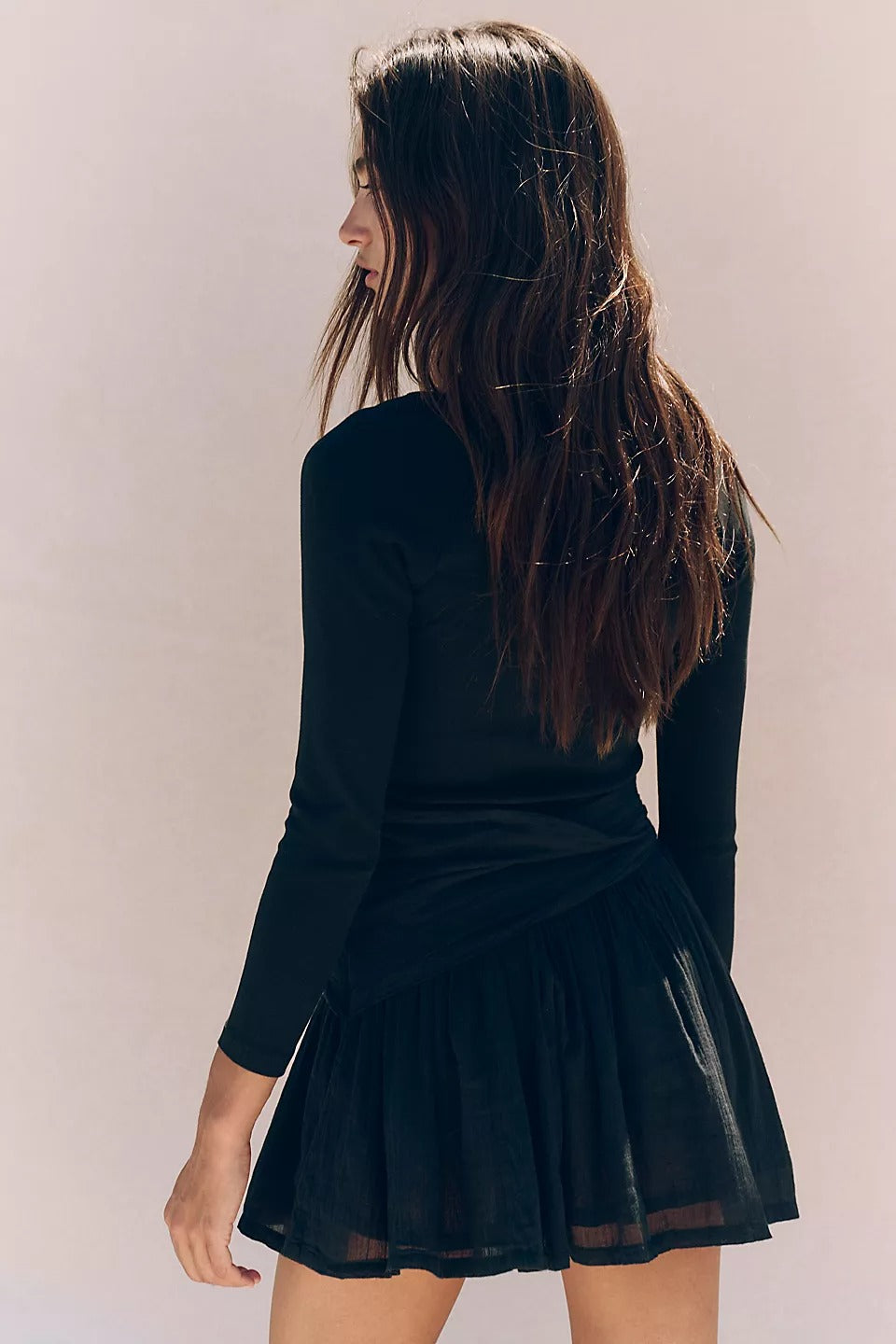 Free People Free-est Lexi Drop-Waist Mini Dress White Chocolate Couture Free People Free-est Lexi Drop-Waist Mini Dress White Chocolate Couture