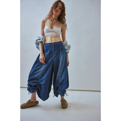 Free People We The Free Lily Fields Cinch Jeans Pants