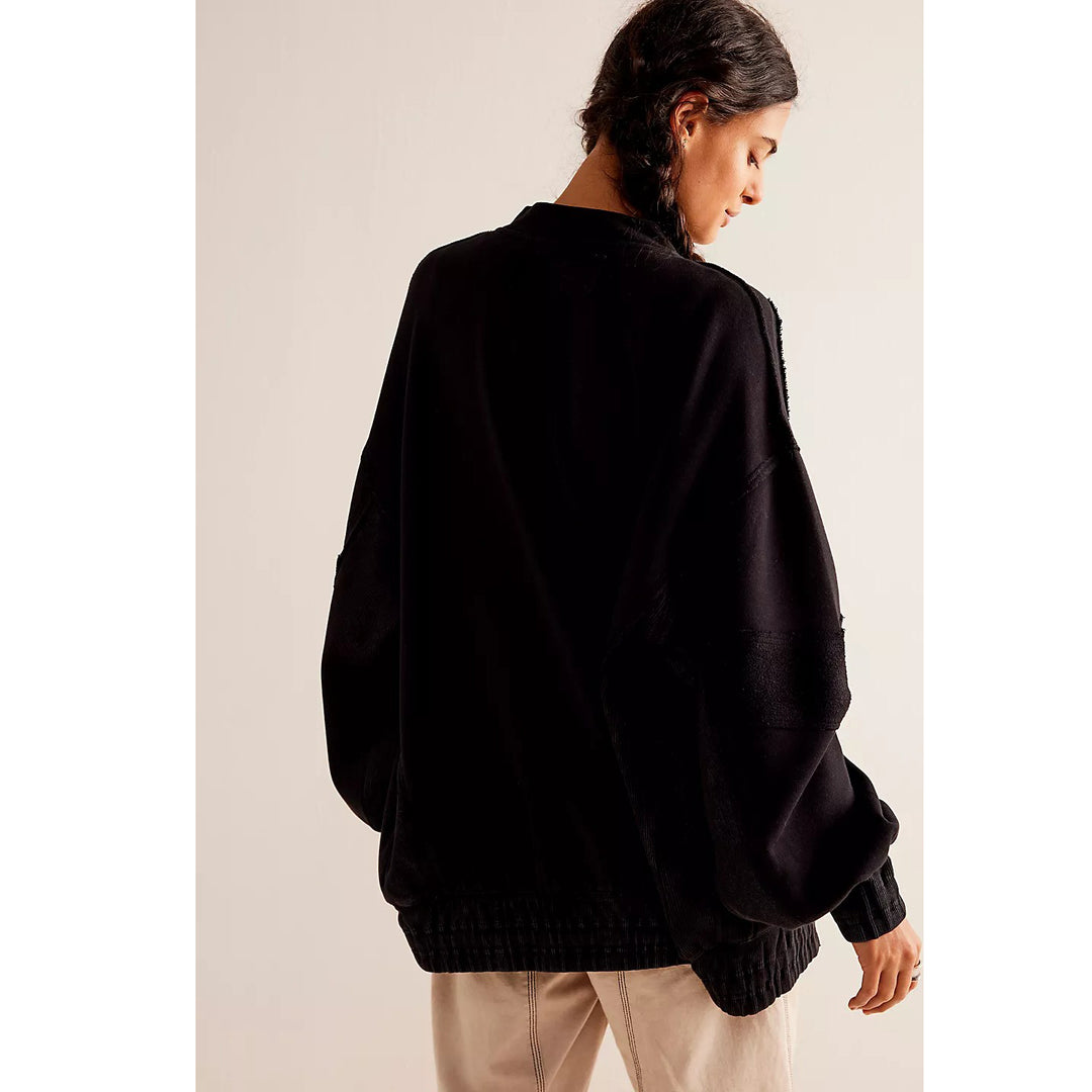 Free People Lou Moto Zip Jacket Top