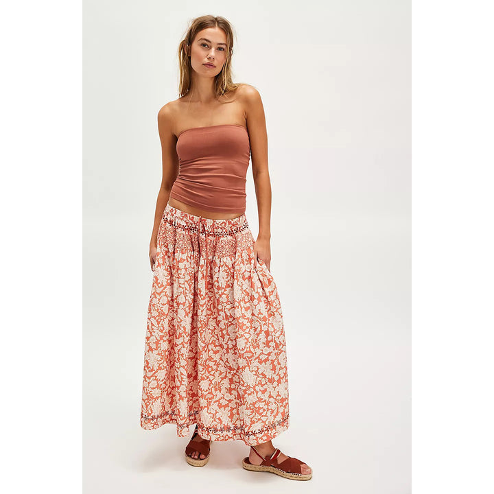 Free People Gesibelle Printed Maxi Skirt