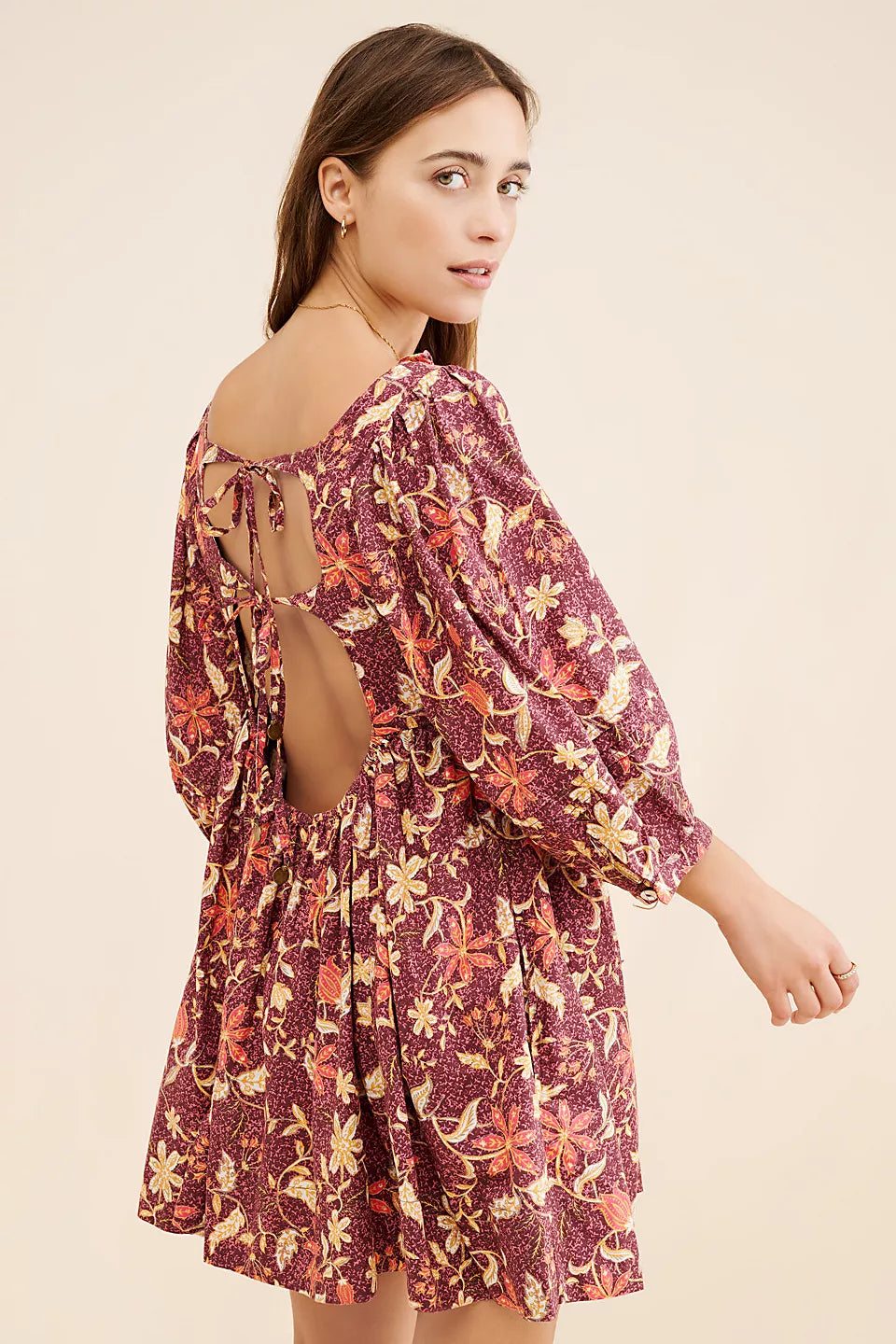 bell lola mini dress Miss Lola Dress dress with bell sleeves size M NWT