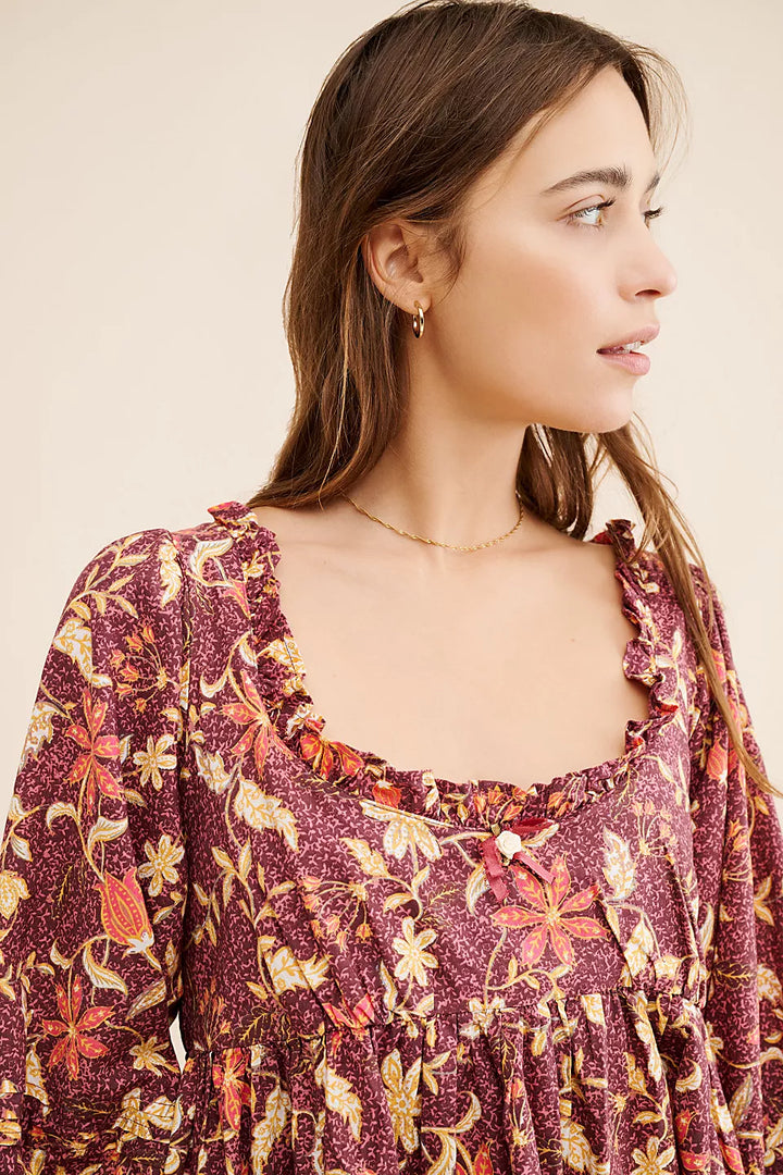 Free People Lola Floral Mini Dress