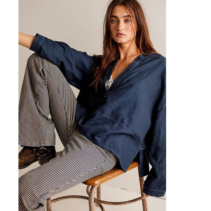 Free People We The Free Jude Soft Linen Shirt