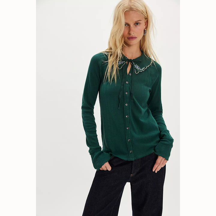 Free People Juniper Long Sleeve Cardi Top