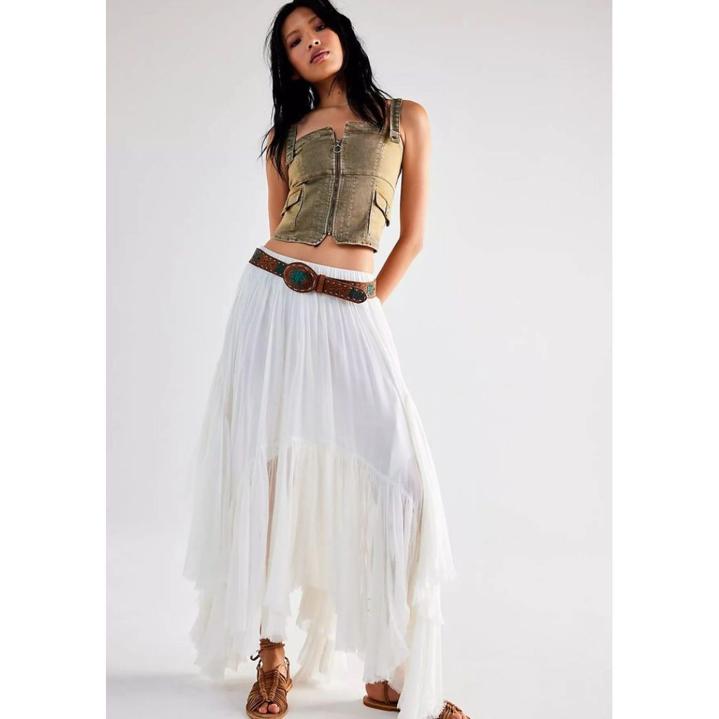 Free People FP One Clover Midi Skirt