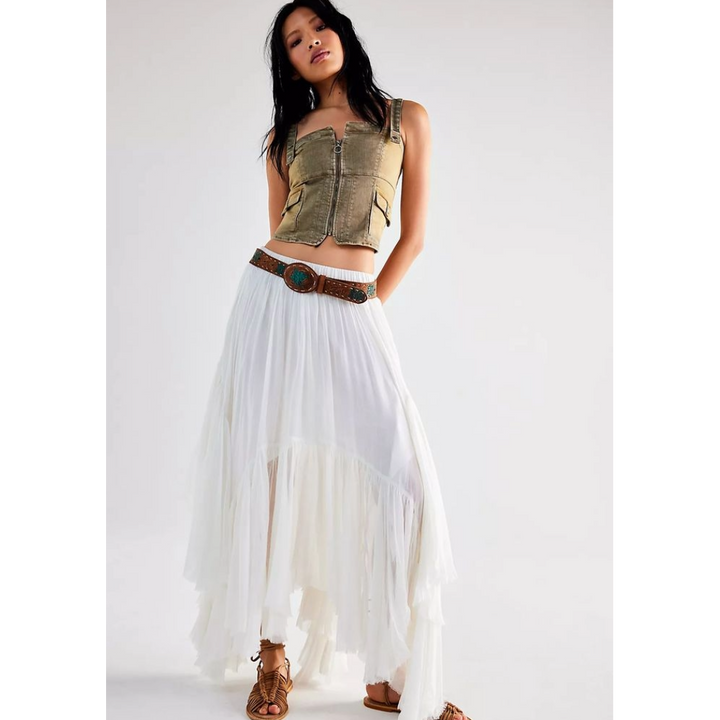 Free People FP One Clover Midi Skirt