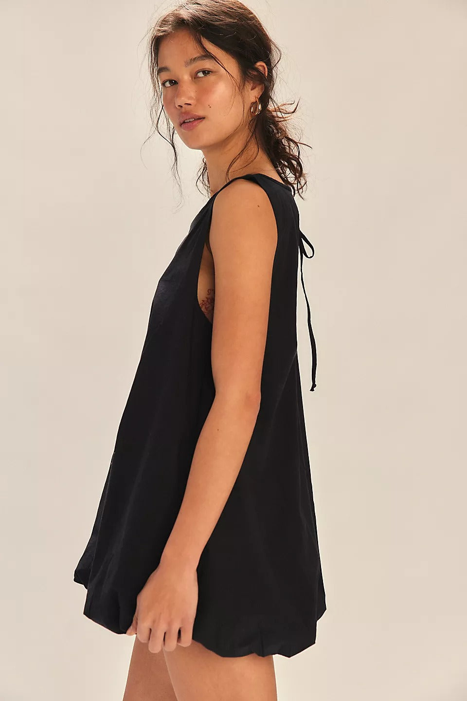 Struttin' Bubble Crew Neck A-line Mini Dress by free-est at Free People in Red, Size: S