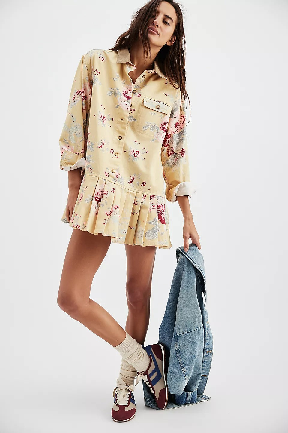 Free People Connor Printed Mini Dress