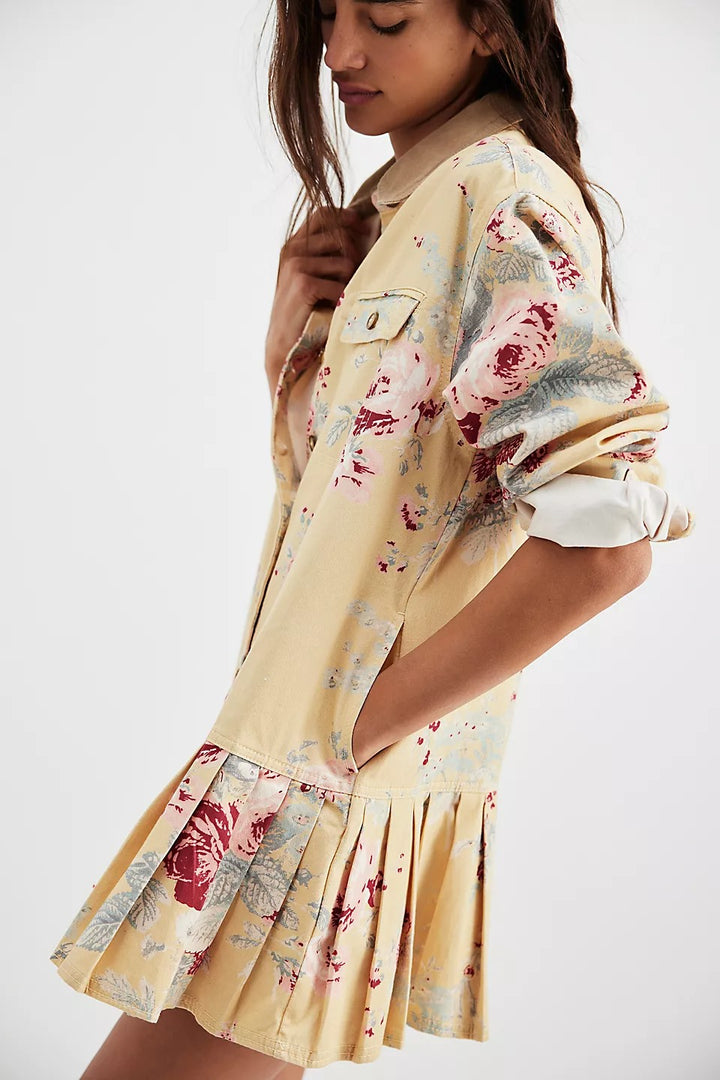 Free People Connor Printed Mini Dress
