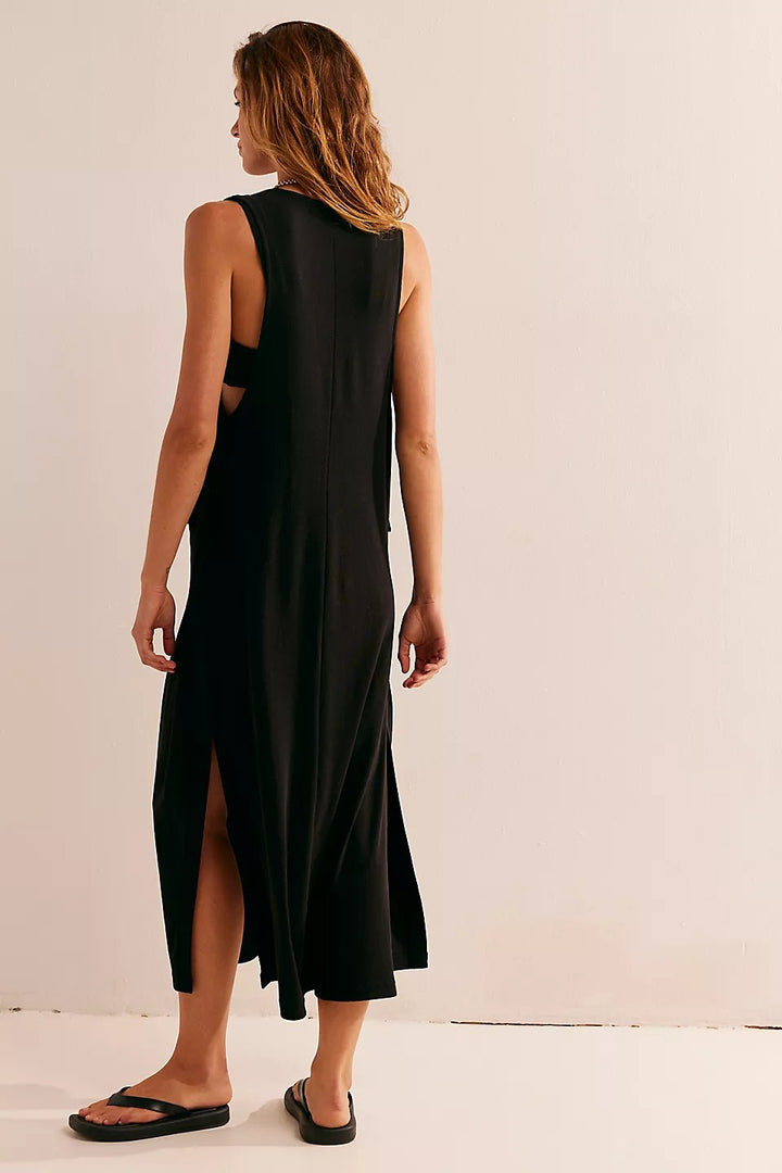 Free People Free-est Shayna V-Neck Midi Dress