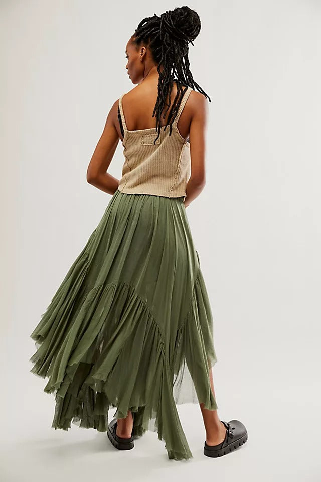 Free People FP One Clover Midi Skirt