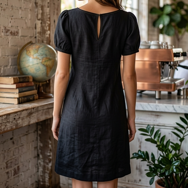Urban Outfitters Black Lace Mini Dress