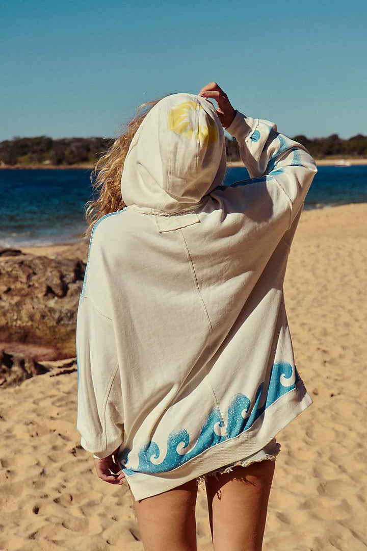 Free People We The Free Air It Out Hoodie Top