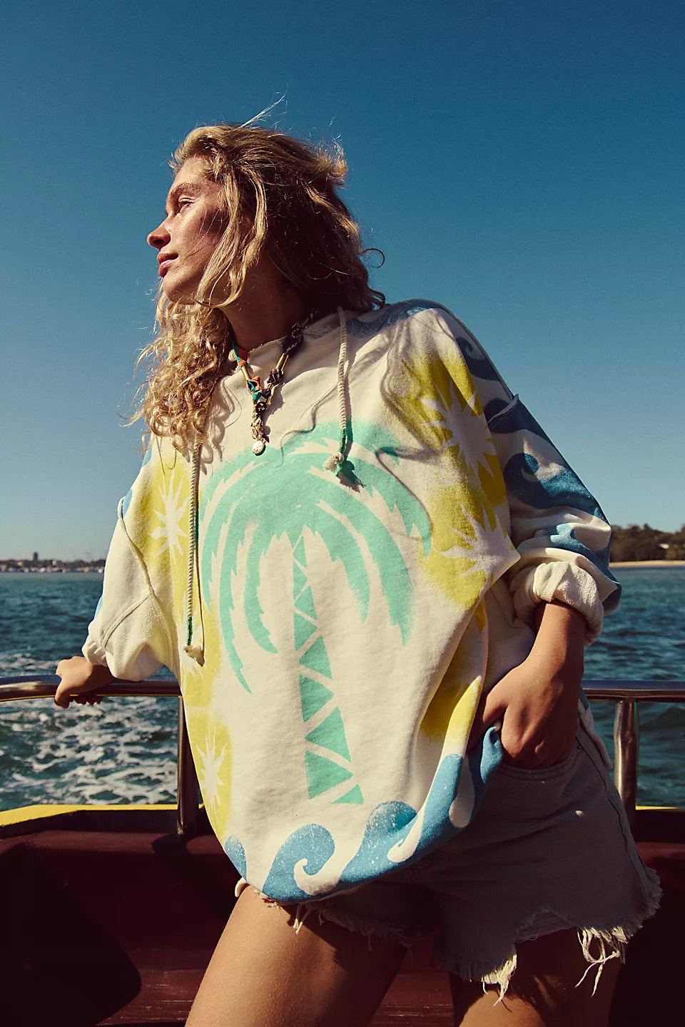 Free People We The Free Air It Out Hoodie Top