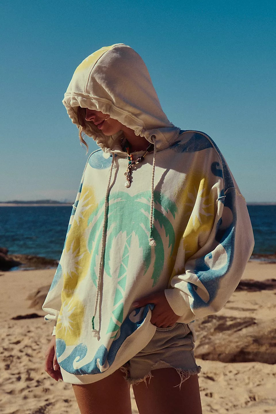 Free People We The Free Air It Out Hoodie Top