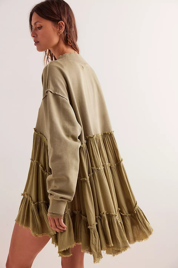 Free People We The Free Pixie Sweatshirt Mini Dress