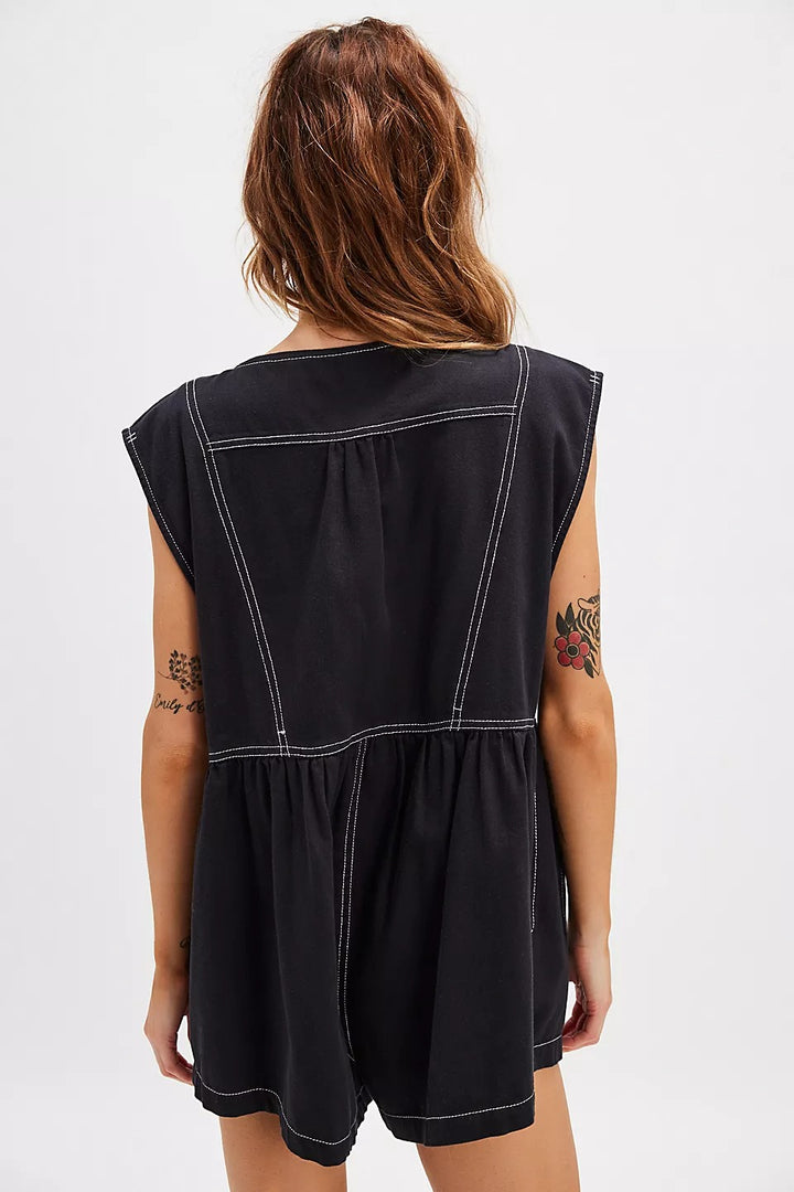 Free People Declan Romper Dress