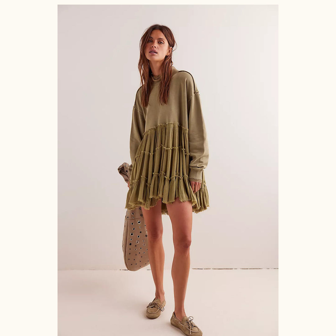 Free People We The Free Pixie Sweatshirt Mini Dress